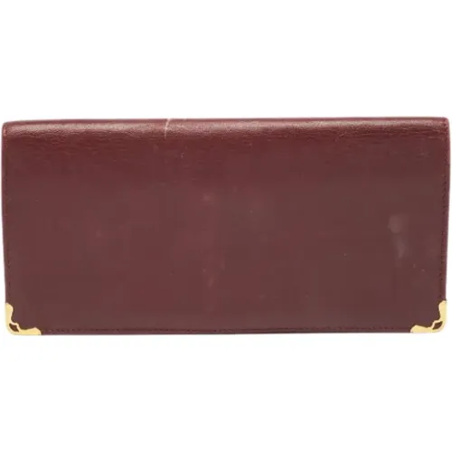 Pre-owned Leather wallets , female, Sizes: ONE SIZE - Cartier Vintage - Modalova