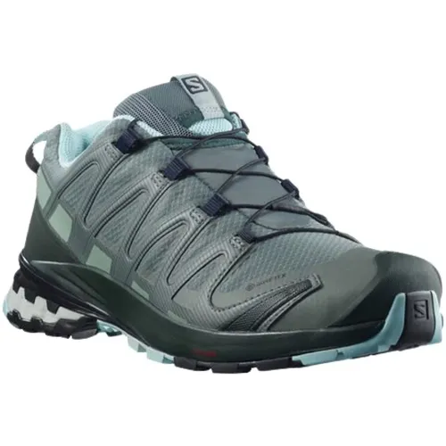 XA Pro 3D V8 GTX W GR - Women`s Hiking Shoe , female, Sizes: 4 1/3 UK - Salomon - Modalova