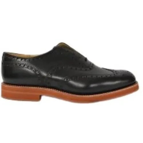 Business Shoes, Flat Blue Shoes , male, Sizes: 6 UK - Church's - Modalova