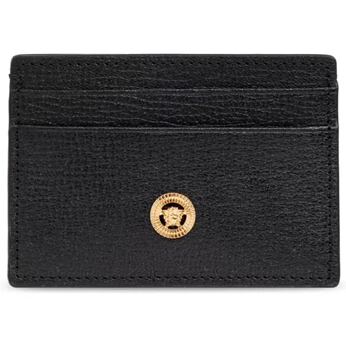 Card case , male, Sizes: ONE SIZE - Versace - Modalova