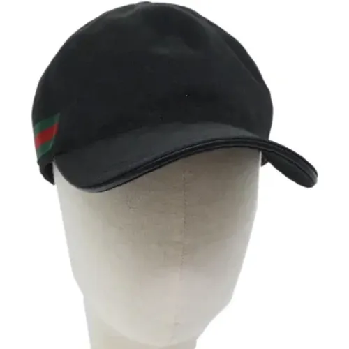 Pre-owned Canvas hats , female, Sizes: ONE SIZE - Gucci Vintage - Modalova