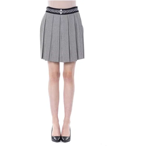 White Viscose Skirt , Damen, Größe: XS - Byblos - Modalova