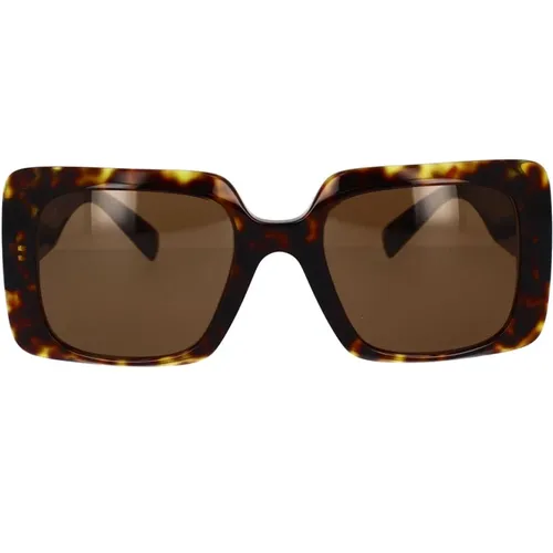 Rechteckige Oversized Sonnenbrille , unisex, Größe: 54 MM - Versace - Modalova