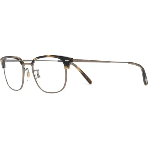 Goldene Optische Brille Must-Have , Herren, Größe: 52 MM - Oliver Peoples - Modalova