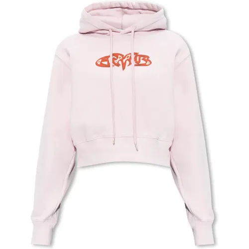 Logo hoodie , female, Sizes: M, XS, S - Ambush - Modalova