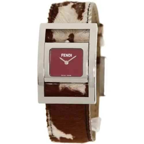 Pre-owned Leather watches , female, Sizes: ONE SIZE - Fendi Vintage - Modalova