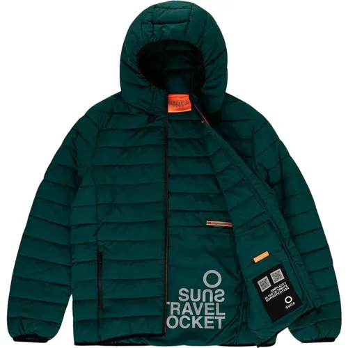 Stilvolle Jacke , Herren, Größe: M - Suns - Modalova