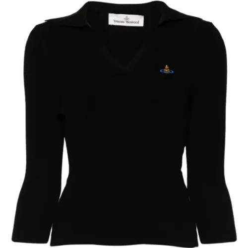 Schwarzes Marina Polo Shirt - Vivienne Westwood - Modalova