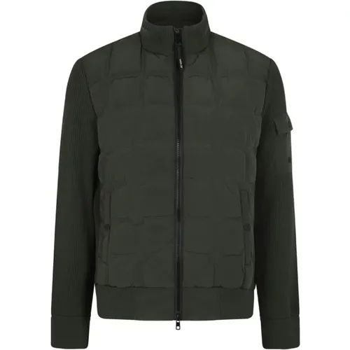 Grüne Steppjacke mit Pulloverärmeln , Herren, Größe: XL - PMDS - Modalova