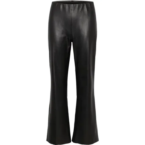 Flared Schwarze Hose Dowiesz Stil , Damen, Größe: M - Saint Tropez - Modalova