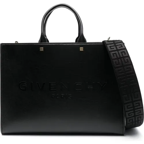 Schwarze Leder Tote Tasche Givenchy - Givenchy - Modalova