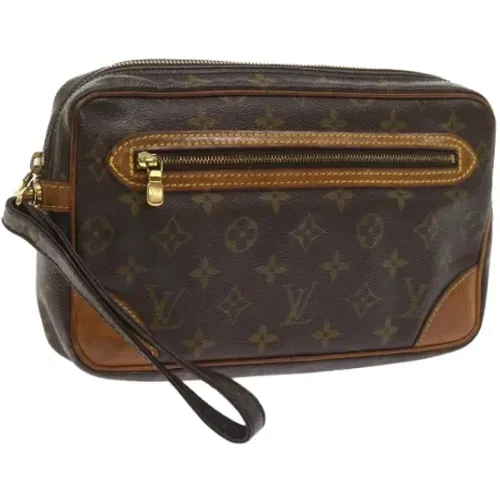 Pre-owned Canvas clutches , female, Sizes: ONE SIZE - Louis Vuitton Vintage - Modalova