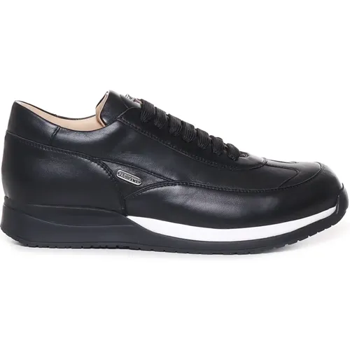 Leather Sneakers with Rubber Sole , male, Sizes: 8 UK - Paciotti - Modalova