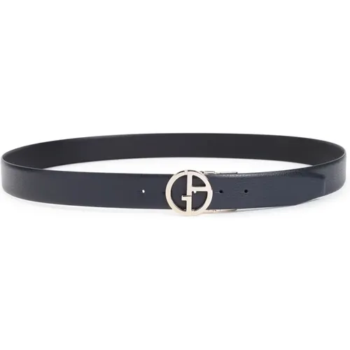 Leather Belt Elevate Style , male, Sizes: ONE SIZE - Giorgio Armani - Modalova