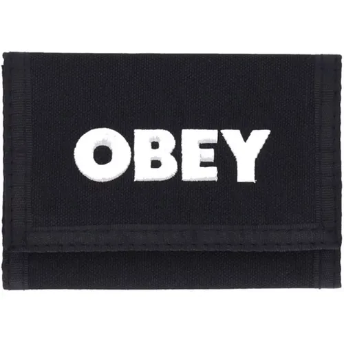 Bold Logo Trifold Geldbörse Obey - Obey - Modalova