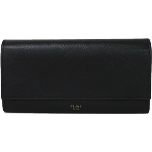 Pre-owned Leather wallets , female, Sizes: ONE SIZE - Celine Vintage - Modalova