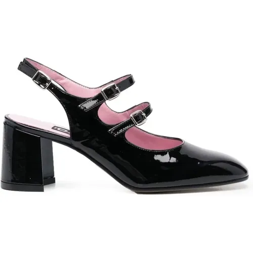 Heeled Shoe , female, Sizes: 2 UK, 5 UK, 3 UK, 8 UK, 6 1/2 UK, 5 1/2 UK, 4 UK, 7 UK, 4 1/2 UK, 6 UK - Carel - Modalova
