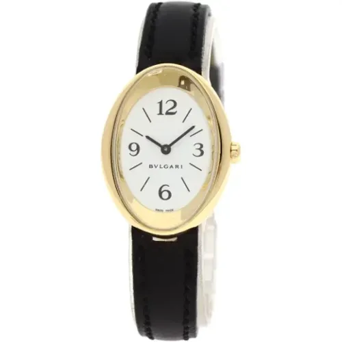 Pre-owned Yellow Gold watches , female, Sizes: ONE SIZE - Bvlgari Vintage - Modalova