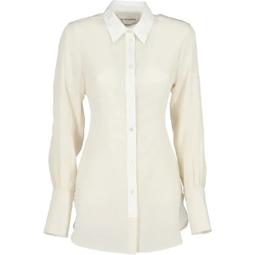 Stilvolle Kontrastbluse - Victoria Beckham - Modalova