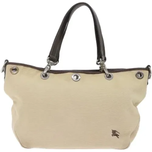 Pre-owned Canvas totes , female, Sizes: ONE SIZE - Burberry Vintage - Modalova