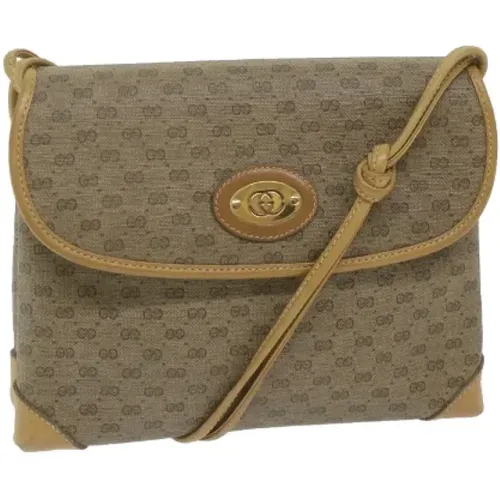 Pre-owned Canvas gucci-bags , female, Sizes: ONE SIZE - Gucci Vintage - Modalova