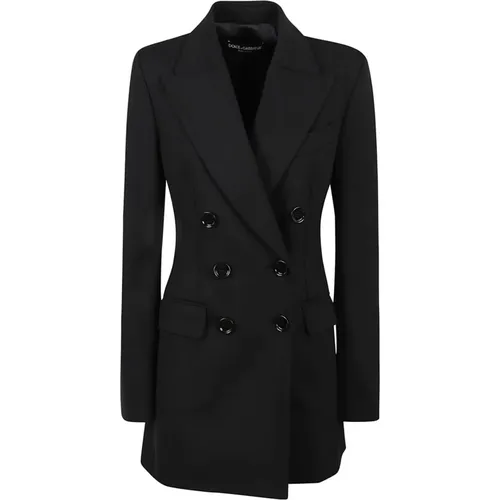 Double Breasted Jacket , female, Sizes: M - Dolce & Gabbana - Modalova