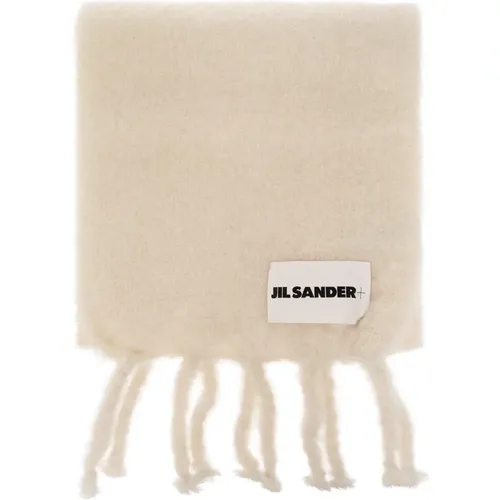 Fringed scarf , male, Sizes: ONE SIZE - Jil Sander - Modalova