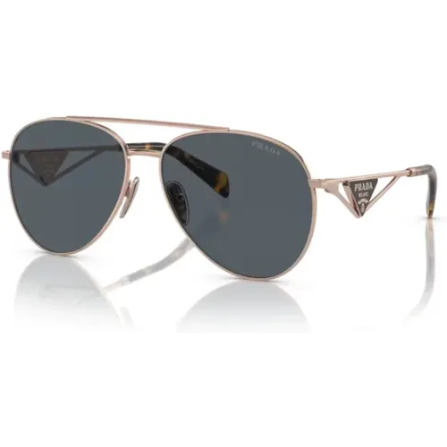 Elegant Acciaio Sunglasses , unisex, Sizes: 58 MM - Prada - Modalova