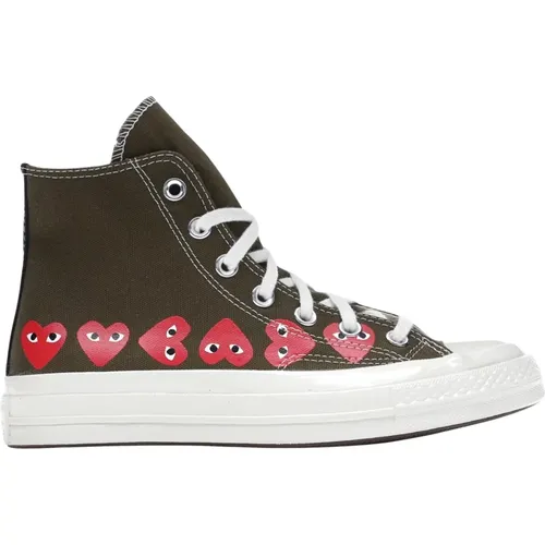 Limitierte Auflage Multi-Heart Hi Top Sneakers , Herren, Größe: 42 EU - Converse - Modalova