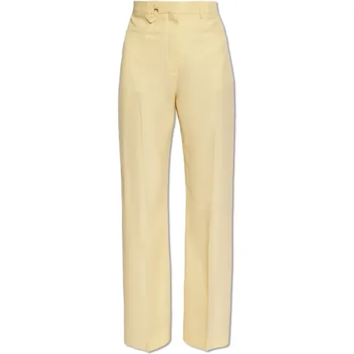 Sauge pleat-front trousers , female, Sizes: XS, M, S - Jacquemus - Modalova