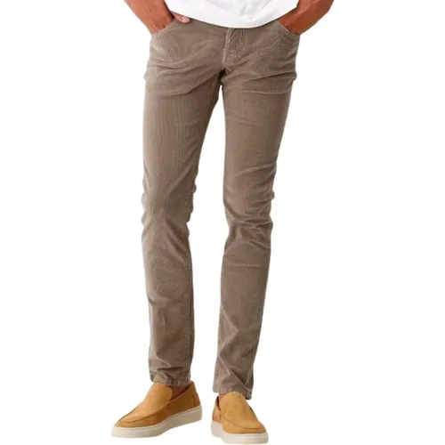 Beige Chino Hose Nick Slim B75 , Herren, Größe: W32 - Jacob Cohën - Modalova