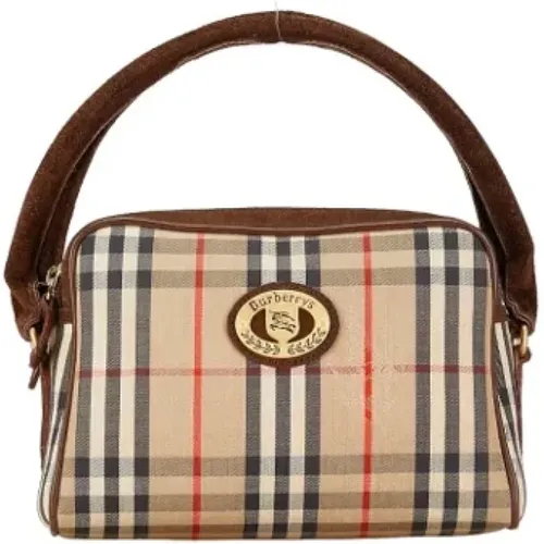 Pre-owned Canvas handbags , female, Sizes: ONE SIZE - Burberry Vintage - Modalova