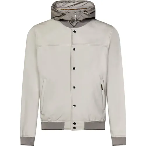 Men's Clothing Jackets & Coats Ivory Ss24 , male, Sizes: M - Moorer - Modalova