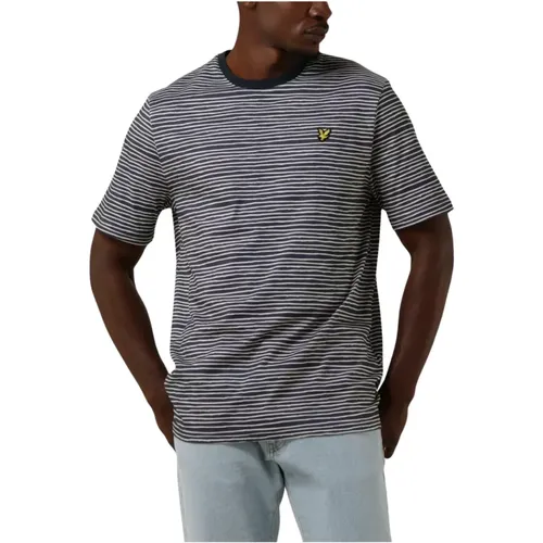 Breton Stripe Polo & T-shirt , Herren, Größe: XS - Lyle & Scott - Modalova