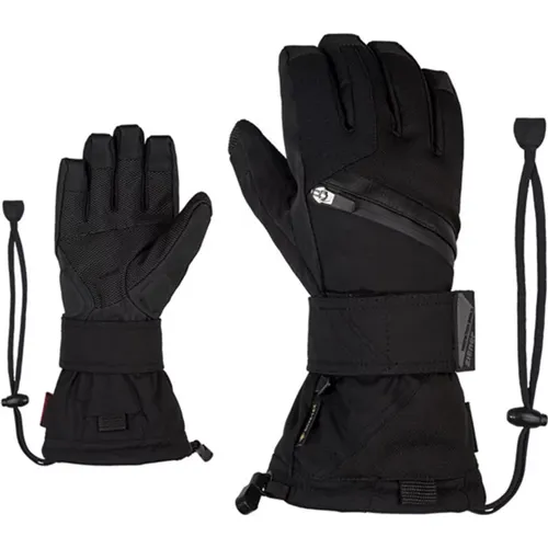 Schwarze GTX Wasserdichte Outdoor-Handschuhe , Herren, Größe: 9 1/2 IN - Ziener - Modalova