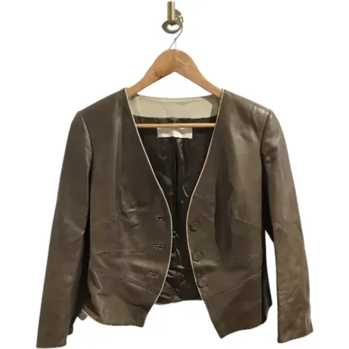 Pre-owned Leather outerwear , female, Sizes: XS - Valentino Vintage - Modalova