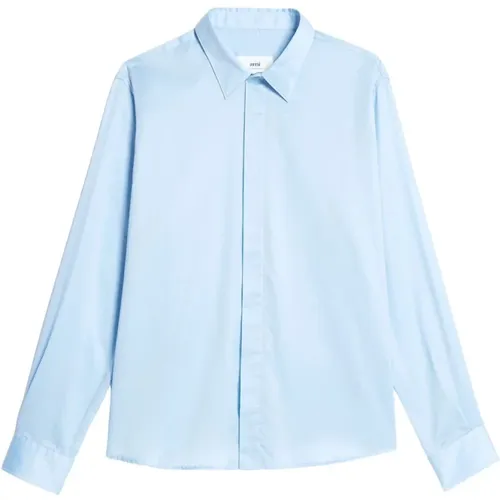 Sky Hidden Buttoning Shirt , female, Sizes: M, 3XL - Ami Paris - Modalova