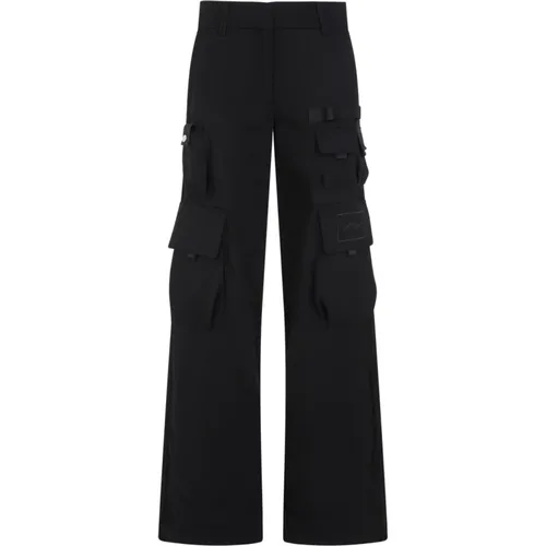 Cargo Pants Modern Design , female, Sizes: XS, 2XS - Off White - Modalova