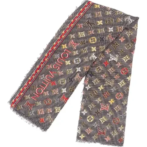 Pre-owned Silk scarves , female, Sizes: ONE SIZE - Louis Vuitton Vintage - Modalova