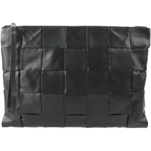 Pre-owned Canvas pouches , female, Sizes: ONE SIZE - Bottega Veneta Vintage - Modalova