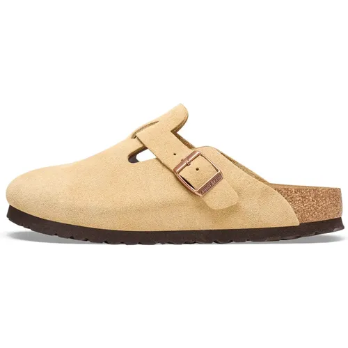 Latte Cream Schuhe mit Regular Fit , Herren, Größe: 46 EU - Birkenstock - Modalova