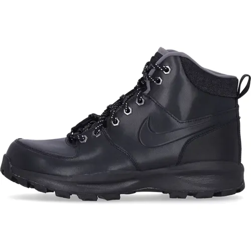 Leather High Boot Gunsmoke , male, Sizes: 10 1/2 UK, 6 UK - Nike - Modalova