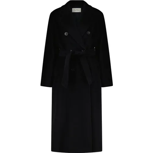 Elegant Wool Blend Double-Breasted Coat , female, Sizes: XS, 2XS, S - Max Mara - Modalova