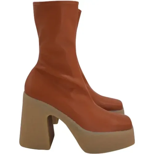 Pre-owned Plastic boots , female, Sizes: 4 UK - Stella McCartney Pre-owned - Modalova