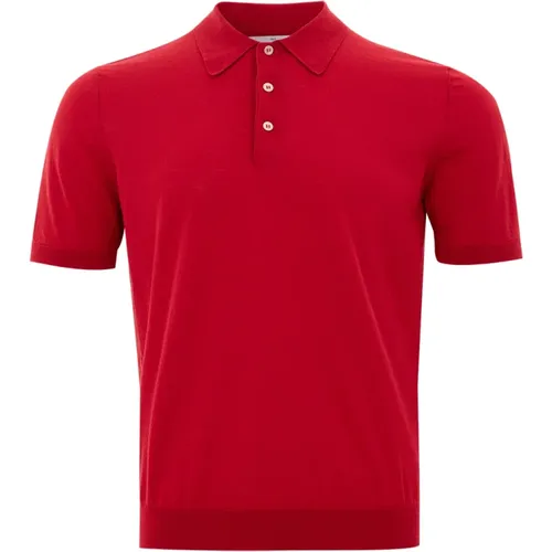 Cotton Polo Shirt Style , male, Sizes: L - Gran Sasso - Modalova