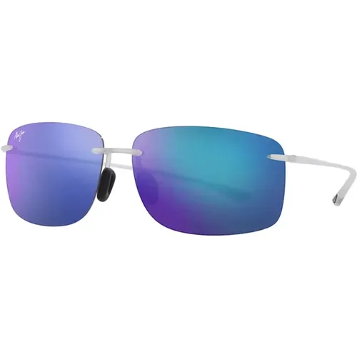 Polarisierte blau-violette verspiegelte Sonnenbrille - Maui Jim - Modalova