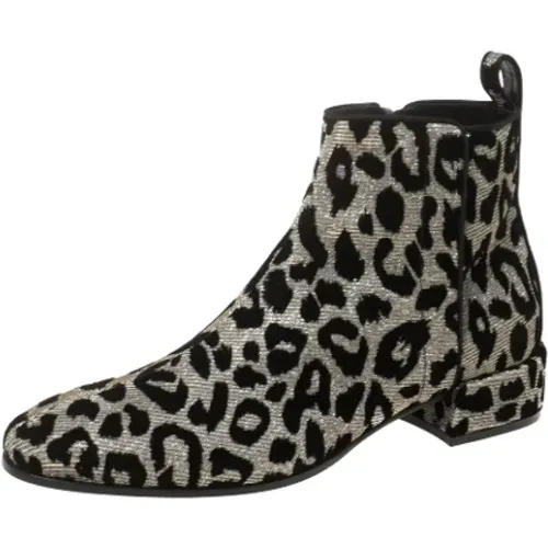 Pre-owned Stoff boots - Dolce & Gabbana Pre-owned - Modalova