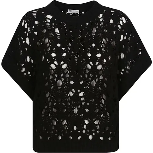 Sweaters for Men , female, Sizes: M - BRUNELLO CUCINELLI - Modalova
