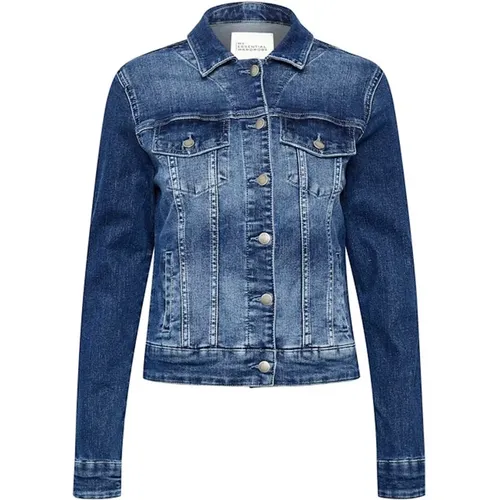 Denim Jacket , female, Sizes: L, XS, XL - My Essential Wardrobe - Modalova