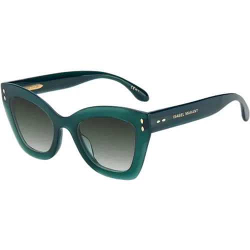 Grün/Grün Getönte Sonnenbrille , Damen, Größe: 51 MM - Isabel marant - Modalova